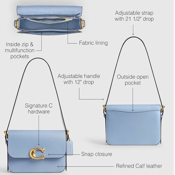 NWT Coach Sage Shoulder and Crossbody Bag - Picture 11 of 12